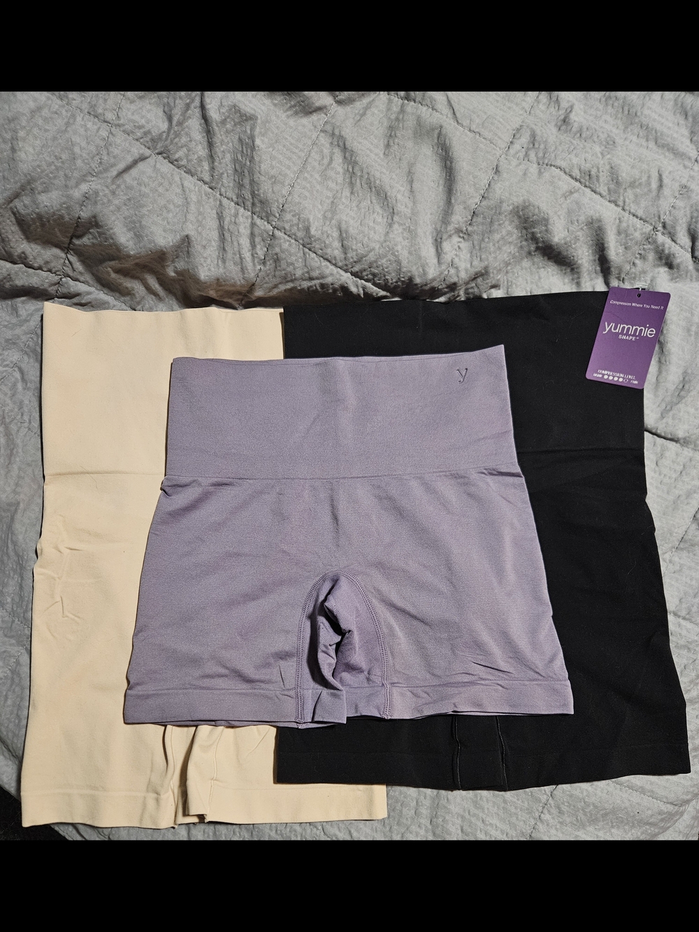 Yummie Seamless Shaping Boyshorts Highwaist Bundle - Set of 3, Size L/XL
